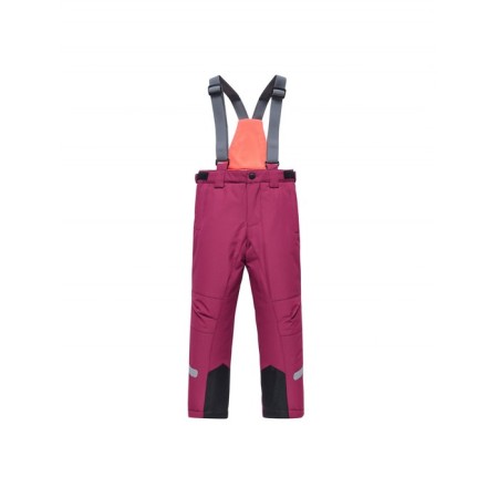 Ski costume for a girl, height 110 cm, burgundy color-4