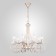 Provence chandelier, 8x40W E14, white color