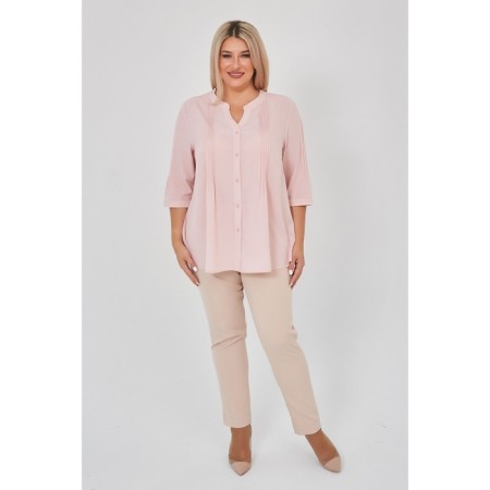 Female shirt, size 54, pink color-1