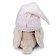 Soft toy "Bunny mi with a pink pillow - unicorn", 23 cm