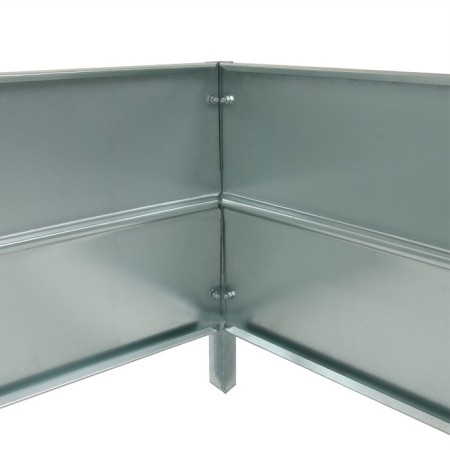 The bed is M-shaped, galvanized, 153 × 93 × 34 cm-3