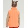 Vest for girls, height 116 cm, orange color