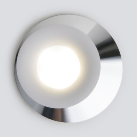 Interceptible Lamp Elektrostandard, Starfa, 101x101x25 mm, GU10, silver color, white-4