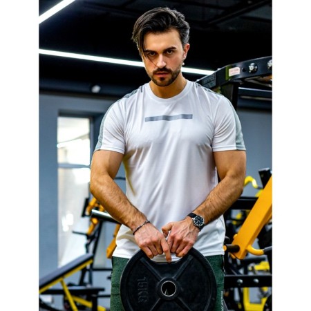 Sports T -shirt Male ISee, size 46, white color-7