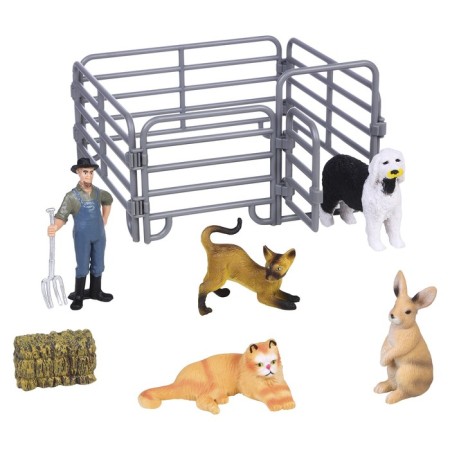 Set of figures "on the farm", 8 items