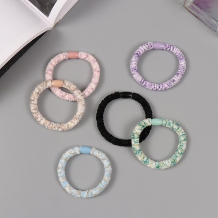 Hair elastic band "Mahrushka Sport" Galant Strochi, 5.5 cm, mix-1