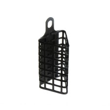 The feeder is steel, triangular, 20 g