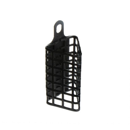 The feeder is steel, triangular, 20 g