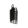 The feeder is steel, triangular, 20 g