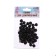 The eyes are sewing, set 48 pcs, size 1 pc. 1 cm, black color