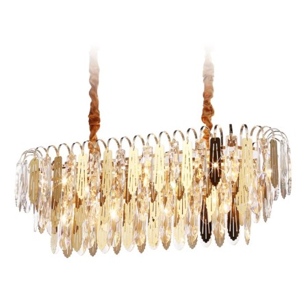 Crystal chandelier with Ambrella Light, Traditional, Tr5260, E27, Gold Color