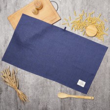 Ethel Dark Grey 40x70cm towel, 100% flax, 245 g/m2