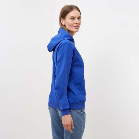Feminine sweatshirt, color bright blue, size 48-2