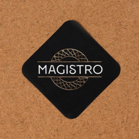 Magistro marble rolling pin, with a stand, 45 × 5 cm, white color-6