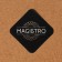 Magistro marble rolling pin, with a stand, 45 × 5 cm, white color