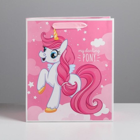 Gift laminated vertical, packaging, My Darling Pony, Ml 23 x 27 x 11.5 cm-1