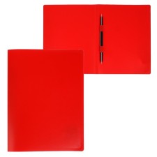 A folder with an A4, 500 μm plastic heater, a root of 14 mm, calligrata, up to 100 sheets, red