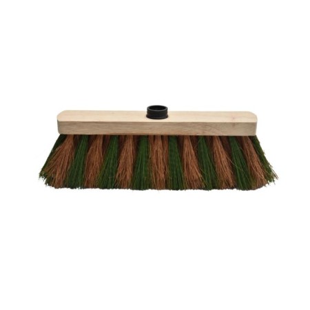 Street wooden brush, coconut and plastic bristles, mix-3