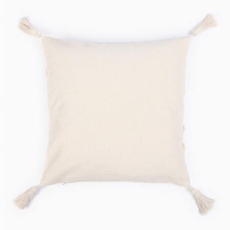 Decorative pillowcase "Ethel" BOHO, 45x45 cm, milk color, 100% cotton-2