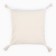 Decorative pillowcase "Ethel" BOHO, 45x45 cm, milk color, 100% cotton