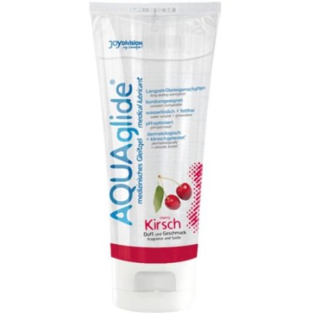 Joydivision Aquaglide lubricant with cherry taste, 100 ml