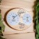 Thermometer is a gigrometer for the bath "Russian bath", 23.7x16.8cm, "Dobroparov"