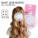 Graduation. Bant for hair on elastic band, white, 10.5 cm, kitty Marie