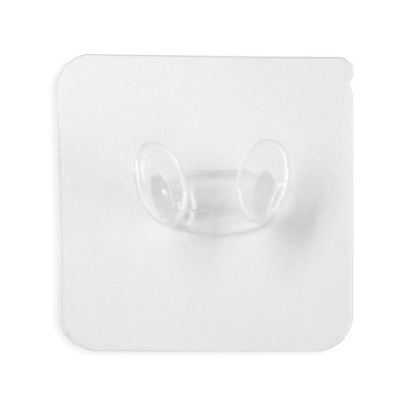Holder with an adhesive surface of the tundra, 60x60 mm, for a fork, transparent-12