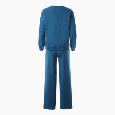 Female set (sweatshirt/pants), Petrole color, size 54-8