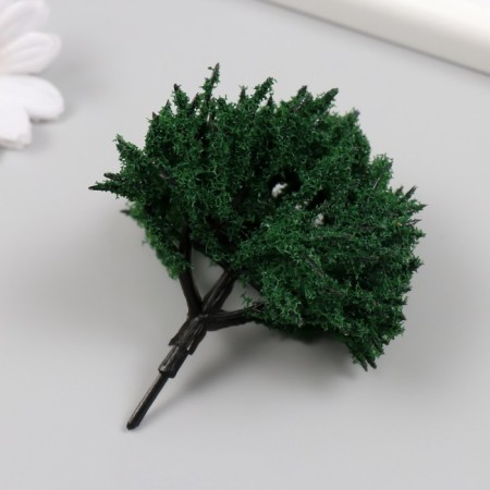Artificial plant for creativity plastic "Green Treage" 9 cm-1