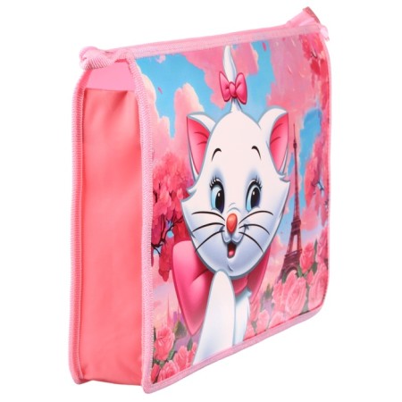 Folder d/notebooks A4 zipper on top plastic PM-A4-29, kitty Marie-5