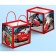 Gift package with a wide bottom, 30x30x30 cm, cars