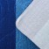 House rug of the share "Leaves", 40 × 60 cm, blue color