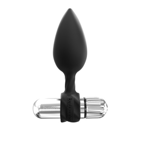 A set of anal plugs Bathmate Ana Training Plugs Vibe, silicone, black color-2