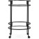 Coffee table Kotani metal, black 50x50x79 cm