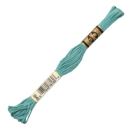 The threads of the DMC 117 (3849), 12 pcs. packaged