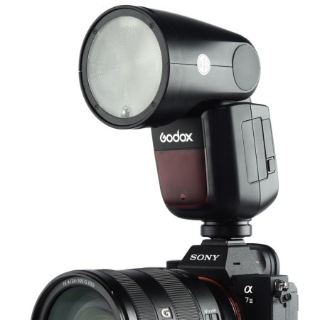 Osimed flash with a round head Godox V1s TTL, for Sony-2