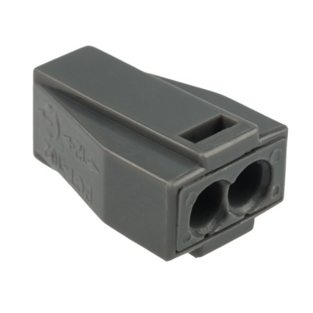 Express Klem with Paste QMS 773-302, 2-wire up to 2.5 mm², gray (100 pcs/° C) rexant