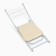 Folding stool "Venice", Titan/Beige