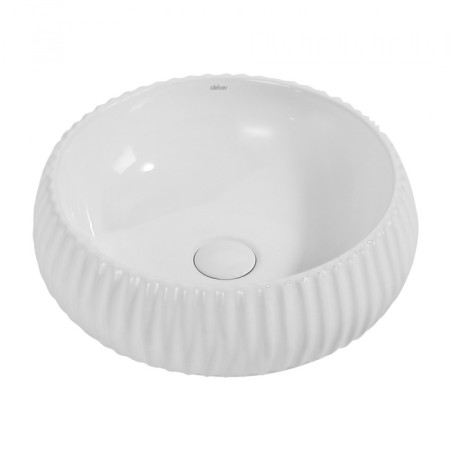 ABBER Bequem AC2115 shell, 405x405x130 mm, white