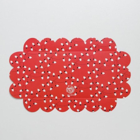 Box for confectionery products with PVC lid "garlands", 10.5 x 21 x 3 cm, new year-5