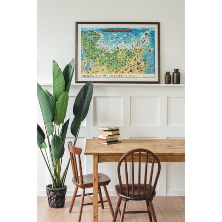 Russian map for children "Map of our Motherland", 101 x 69 cm, laminated-3