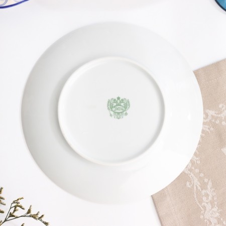 Plate "Romance Bouquet", D-200mm, Neo Gzhel-3