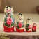 Matryoshka "Semenovskaya", 4 puppet, the highest category