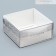 Box for confectionery with PVC cover Best Wishes, 11.5 x 11.5 x 6 cm
