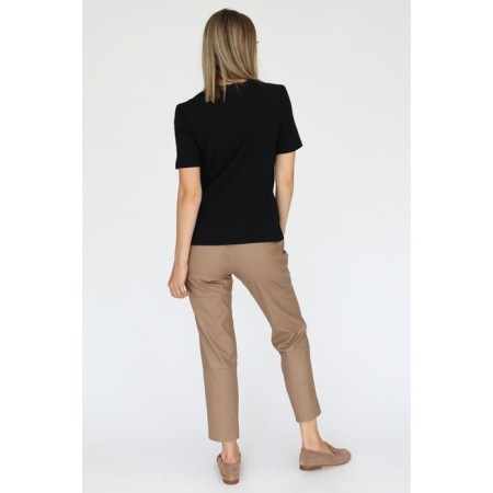 T -shirt with round neckline, size 48-3