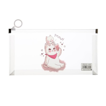 Lightning folder-convert format A6, 180MKR, with a drawing "Cat", mix-10