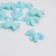 Bead "Bear" (set 10 pcs.), 3.4 × 2.4 × 1 cm, Mint color