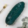 Ceramic serving dish "Rapsodia. Sheet ", 36 × 12 × 4 cm, green color