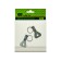 Chervyerki sibrtekh, D = 12-20 mm, width 10 mm, galvanized, with metal. key, 2 pcs.